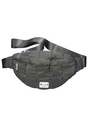 Wilo The Label Quilted Olive Green Active Belt Bag Lightweight Adjustable Strap